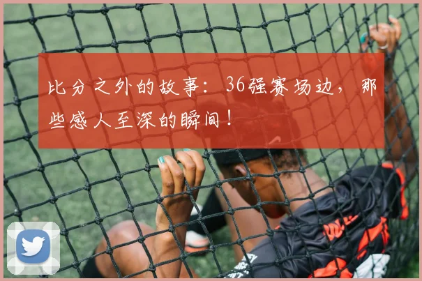 比分之外的故事：36强赛场边，那些感人至深的瞬间！